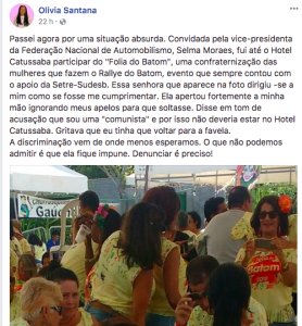 Reprodução/ Facebook